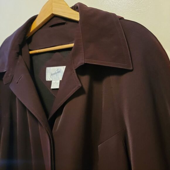 Jacqueline Ferrar Dark Purple Heavy Weight Coat - Picture 4 of 10